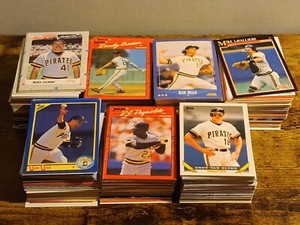 Pirates 500+ Baseball Team Trading Card Lot