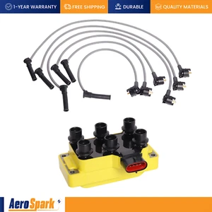 1 Heavy Duty Ignition Coil & Wireset for 98-10 Mercury Mountaineer 4.0L V6 FD490 - Picture 1 of 10