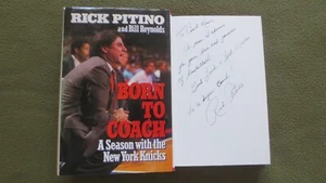 Rick Pitino, St. John's *SIGNED TO* Coach Ray Mears, Tennessee Vols Basketball - Picture 1 of 10