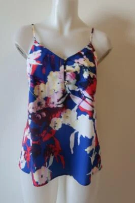 WOMENS YUMI KIM BLUE FLORAL CAMISOLE SZ S* - Image 1 of 4