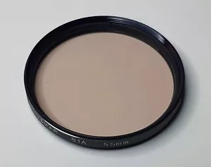 Genuine Vemar 55mm 81A 81-A 81 A Color Conversion Glass Lens Filter Japan 55 mm - Picture 1 of 4