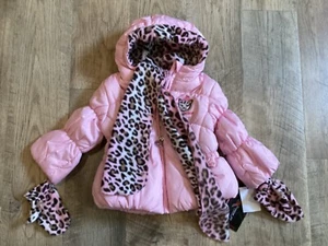 NWT Girls (Baby) Winter Jacket w/ matching scarf and mittens Size 18 M - Picture 1 of 3