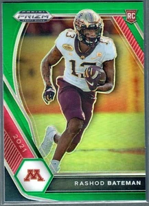 Prizm Draft Picks 2021 Rashod Bateman Green Prizm #116 novato Ravens de radiocontrol - Imagen 1 de 2