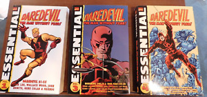 Marvel Essential Daredevil - Softcover Books Volumes 1, 3, & 4 Lot of 3 vols. !