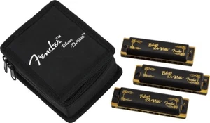 Fender Blues DeVille Harmonica PACK OF 3 with Case - Keys C, G, A - Picture 1 of 5