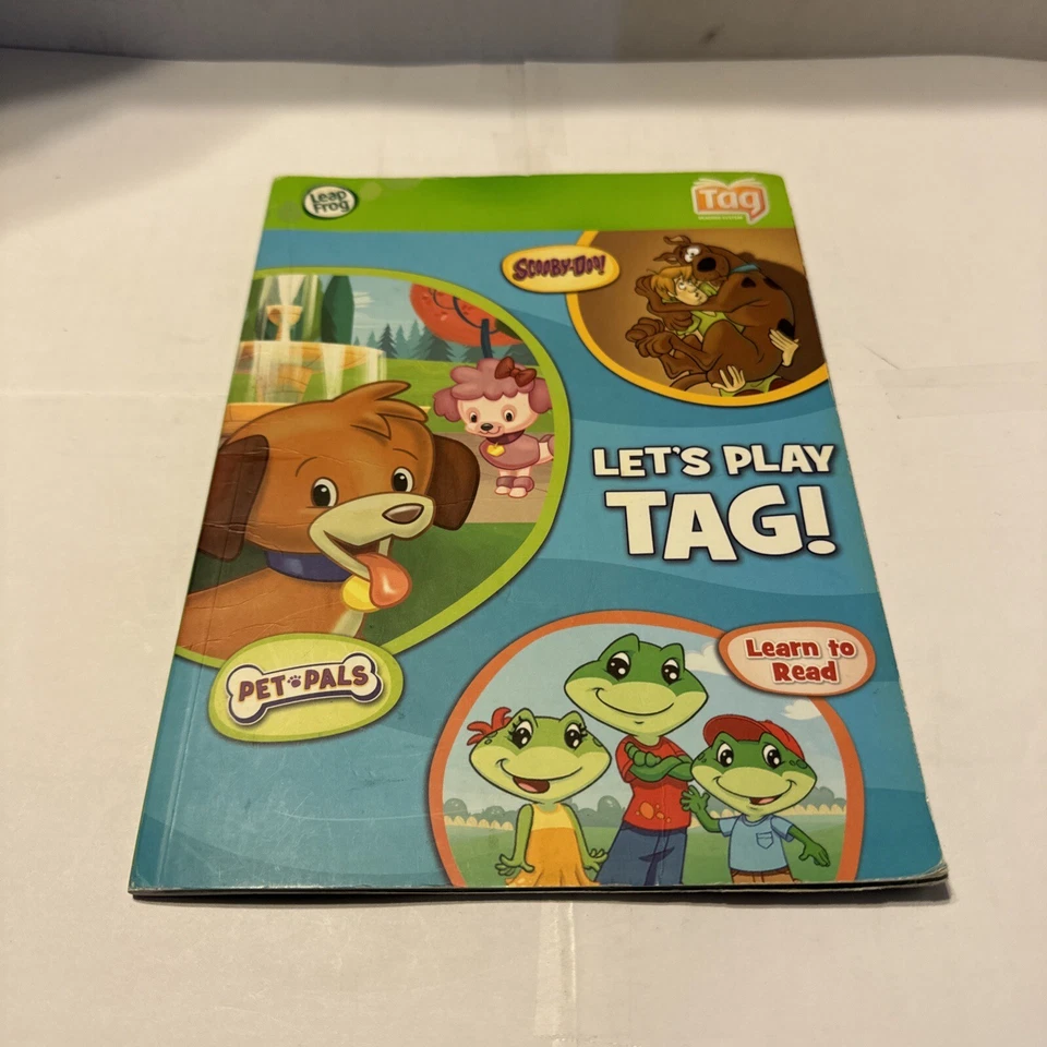 Leapfrog Tag Book Let’s Play Tag Toy Story/Pet Pals/Learn To Read Book - Image 1 of 2