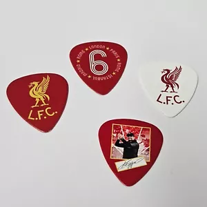 LFC KOP LIVERPOOL KLOPP PLEC SET PRINTED DOUBLE SIDE x 4 - Picture 1 of 5