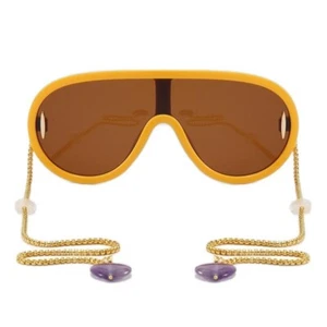 Loom&Pearl Armless Chain Temple Sunglasses Non-Slip Holds on Ears with Gift Box - Picture 1 of 8