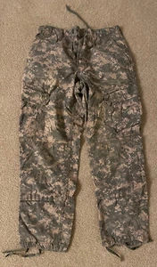 Used ACU Pants/Trousers Small Short USGI Digital Camo Cotton/Nylon Ripstop Army - Picture 1 of 4