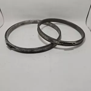5" & 6" Metal Embroidery Spring Tension Hoop Ring with Cork Liner Vintage Retro - Picture 1 of 5