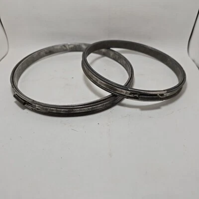 5" & 6" Metal Embroidery Spring Tension Hoop Ring with Cork Liner Vintage Retro  - Image 1 of 4