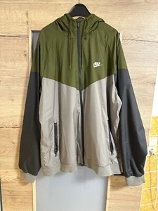 Nike Herren Windrunner Windbreaker Full-Zip (727324-395) - Gr. XXL, Oliv/Grau - Bild 1 von 13