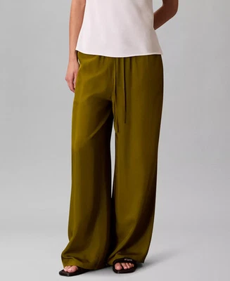 Pantalones para mujer Calvin Klein talla XL cordón pierna ancha Foto 1 de 3