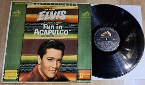 Elvis COLOMBIA Fun In Acapulco 1963 1S-1S DEEP GROOVE MONO LP BEAUTIFUL - Picture 1 of 8