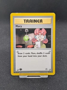 Pokemon TCG Mary 1. Edition Neo Genesis 87/111 Regular Rare LP TOP  - Bild 1 von 2