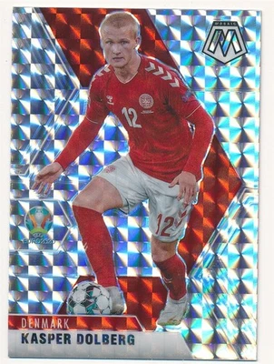 KASPER DOLBERG 2021 PANINI MOSAIC SILVER MOSAIC PRIZM #39 DENMARK MINT - Image 1 of 2