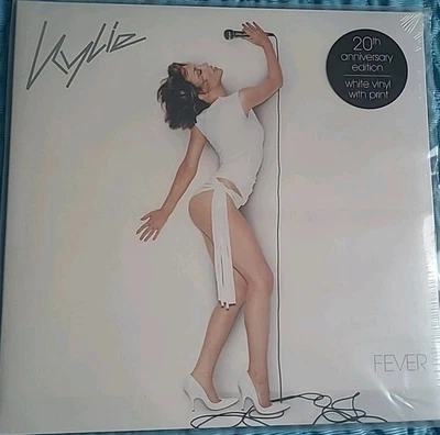 Kylie Minogue Fever Limited White 20th anniversary Vinyl Edition LP Neu - Bild 1 von 3