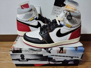 NIKE Men 8.0US Air Jordan 1 Retro High Og Nrg/Un Union Bv1300-106 1985 Bred Chi - Picture 1 of 2