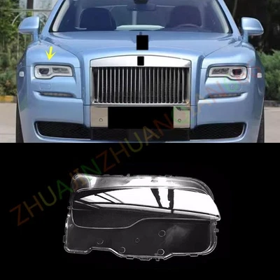 Lente de faro derecho carcasa transparente + pegamento sellador para Rolls-Royce Ghost 2015-2020 Foto 1 de 4