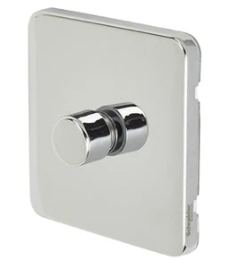 Schneider Lisse GGBL6012LPCS Deco 1G 2W LED 100W Atenuador, Cromo Pulido (14) - Imagen 1 de 2