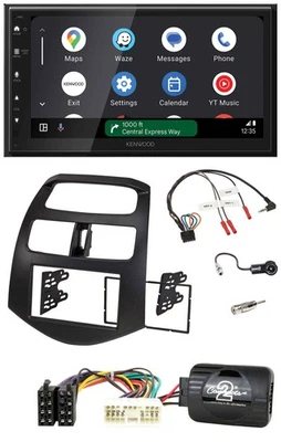 Kenwood DAB Bluetooth USB Lenkrad 2DIN Autoradio für Chevrolet Spark KLM 2012-20 - Bild 1 von 4