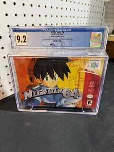 Mega Man 64 (Nintendo 64, 2001) CGC 9.2 A+ Sealed Rare Capcom N64 Game - Picture 1 of 11