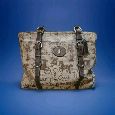 Coach Chelsea Horse And Carriage Satchel Handbag  - Image 1 of 4