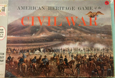 American Heritage Game of the Civil War  ©1961  4115 Milton Bradley VINTAGE