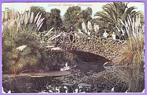 AUSTRALIA BOTANICAL GARDENS MELBOURNE POSTCARD - Picture 1 of 1