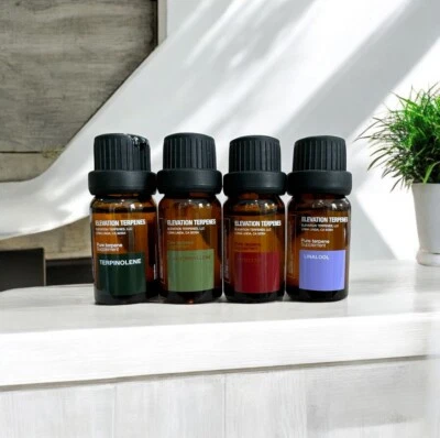 ELEVATION TERPENES Elevation Terps Relaxation-Beta Caryophyllene, Linalool, Myrcene, Terpinolene