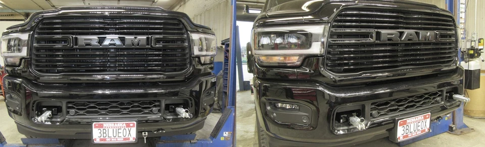 Placa base de vehículo Blue Ox BX2420 remolque delantero para 19-24 RAM 2500 3500 diésel Foto 1 de 2