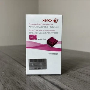 Xerox 108R00927 Cartridge Free ColorQube Ink 2x Magenta 8570/8580 Series SEALED - Picture 1 of 8