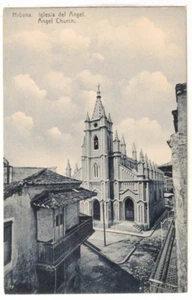 c1910 PC: Street View of Church of the Angel - Havana - Picture 1 of 2