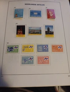 SELLOS POSTALES DE ANTILLAS HOLANDESAS USADOS (OG44) 1964/1965 - Imagen 1 de 2