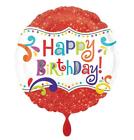 Folienballon -  45cm - Geburtstagsspektakel Happy Birthday ungefllt