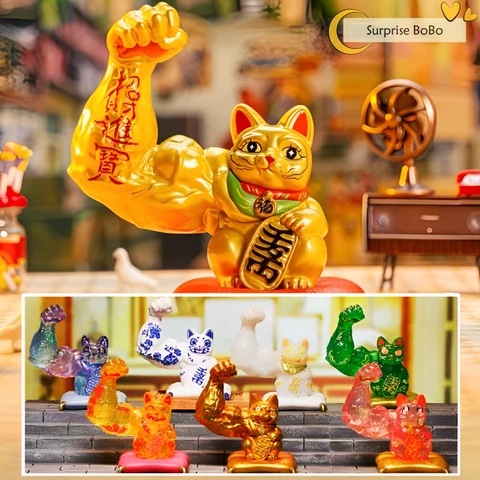 TOPTOY Powerful Attracting Wealth Strange Cat Series Blind Box Confirmed Figure Cover