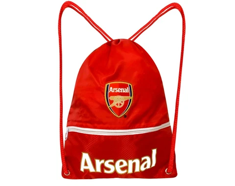 Arsenal FC GYM Sack BAG Drawstring Backpack Cinch Bag Authentic Official Cover