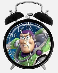 Disney Toy Story Buzz Alarm Desk Clock 3.75" Room Office Decor X13 Nice For Gift - Picture 1 of 1