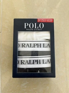 3 Polo Ralph Lauren / Boxershort - Gr.: M - neu blau, Weiß, Grau Unterwäsche - Bild 1 von 4