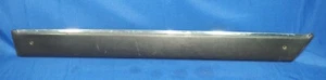1962-1972 Volvo 1800 Right Door Upper Cover Panel Trim Bezel Chrome Black OEM - Picture 1 of 7