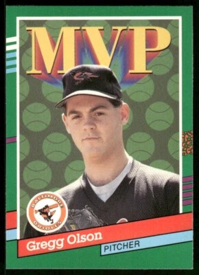 1991 Donruss #393 Gregg Olson MVP - Image 1 of 2