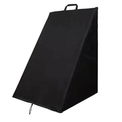 Capa de carrinho de mangueira de jardim 210D Oxford pano carretel de água capa preta - Imagem 1 de 4