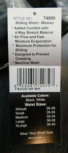 NIP, TRACE, Women's Softball/Baseball, Black Sliding Shorts, Size Medium (32-34) - Picture 1 of 5