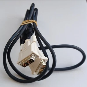 2 Metre Unixtar Black Digital Single Link DVI-D Male to DVI-D Male Monitor Cable - Picture 1 of 1