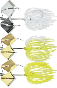 Terminator TDBB Super Stainless Tandem Buzz bait 3/8 or 1/2 oz - Picture 1 of 4