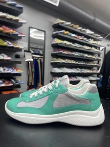 Taglia 9US/8UK - Prada Arena Low Tops blu chiaro - Foto 1 di 12