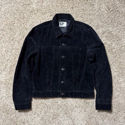 Chaqueta de Camionero Vintage Engineered Garments NY Negra Pana Hecha en EE. UU. RARA Foto 1 de 4