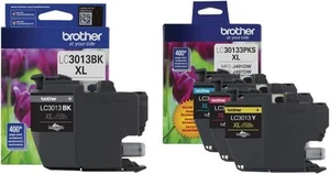 Brother Genuino LC3013BK, LC30133PKS Alto Rendimiento Negro, Rendimiento, 4 Colores - Imagen 1 de 3