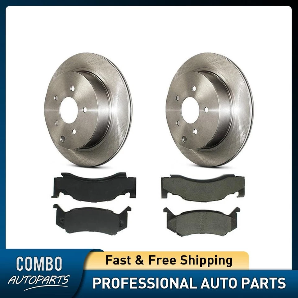 Front Disc Brake Pad Set Disc Brake Rotor fits 1995-1997 Dodge B2500 - Image 1 of 4