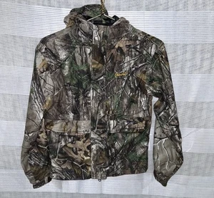 GAMEHIDE Mossy Oak Woods Leaf Camoflauge Hunting Coat Jacket Youth Large - Picture 1 of 4